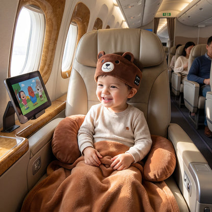 JollyBand™ 2-in-1 Cozy Kids Bluetooth Headband