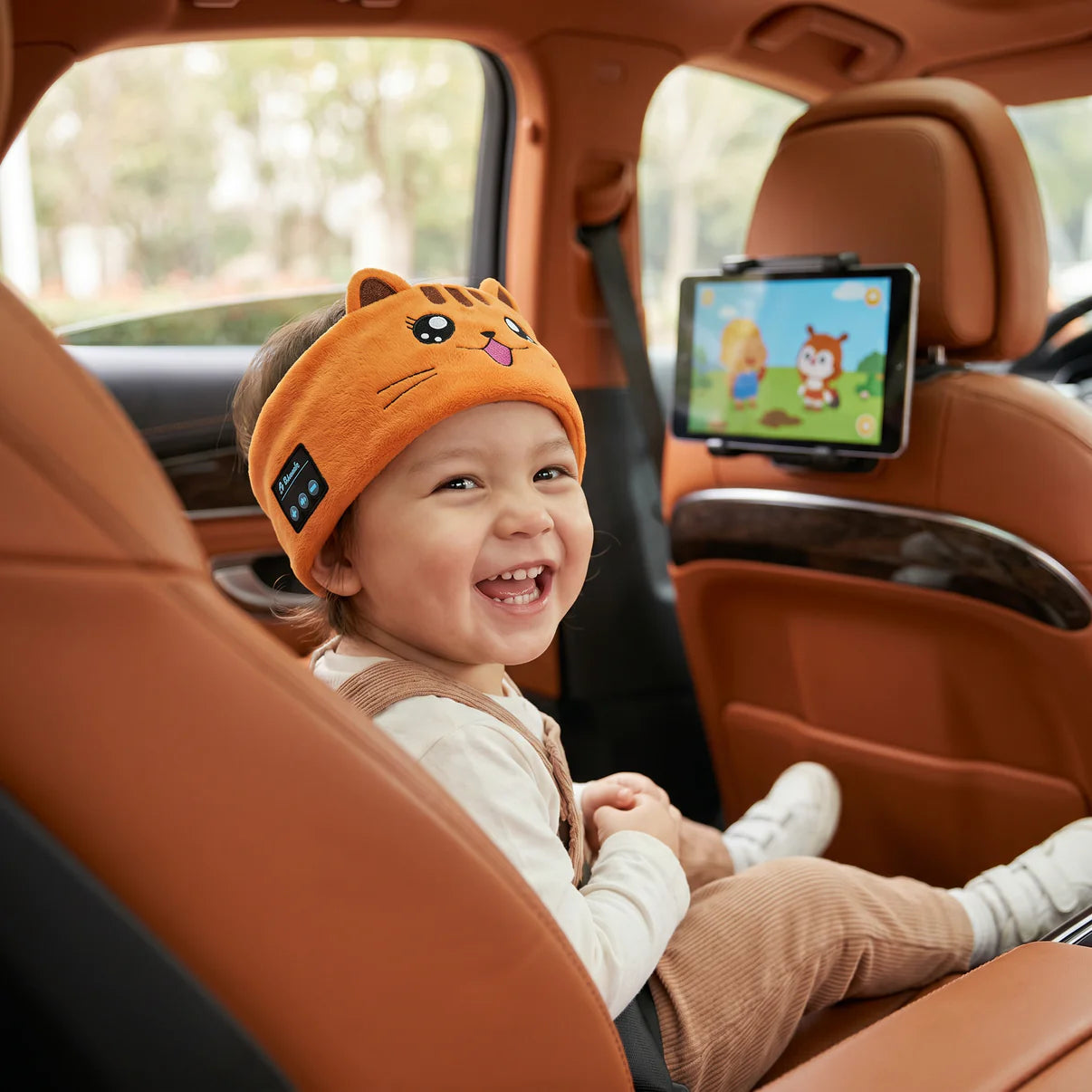 JollyBand™ 2-in-1 Cozy Kids Bluetooth Headband